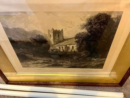 Photo of free Etching or reproduction of Grasmere Church (Penrith CA11) #1