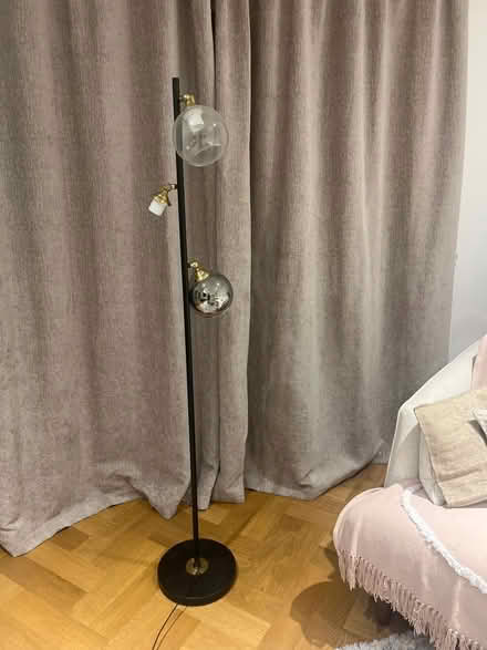Photo of free Floor lamp- missing one glass cover (Sw209) #1