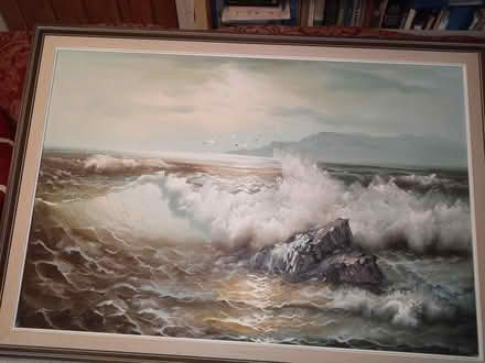 Photo of free Painting of seascape (Killerton) #1