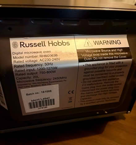 Photo of free Microwave (Edgeley stockport SK3) #1