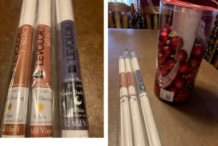 Photo of free XMas Decos and Shades (WIlmington Billerica line) #1