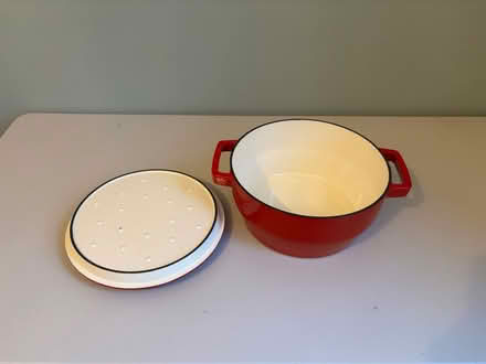 Photo of free Large Pyrex Cast iron casserole (Harrogate HG2) #1