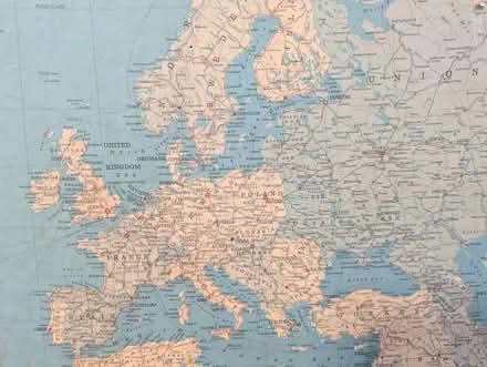 Photo of free Huge vintage world map (North Laine BN1) #4