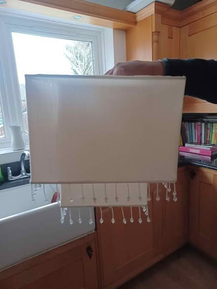 Photo of free Square fabric lampshade (Woodley RG5) #1