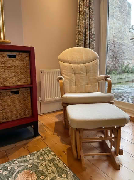 Photo of free Dutailier glider chair and footrest (Maidenhead SL6) #2