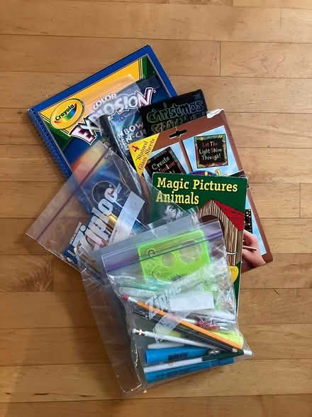 Photo of free Kids' gently used activity pack (Crystal Beach) #1