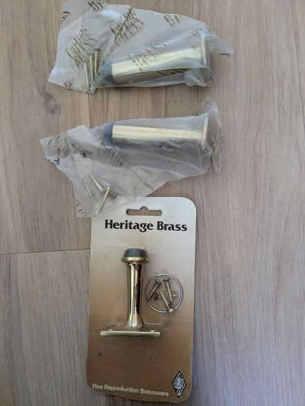 Photo of free 3 brass door stops (B91 - Central Solihull) #1