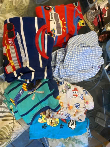 Photo of free 6 pairs of child pyjamas age 3 - 4 (Askew Road W12) #1