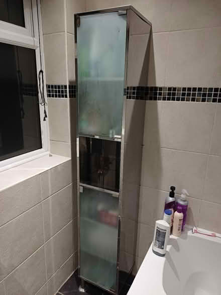 Photo of free Tall wall mounted bathroom cabinet (Common Lane) #1