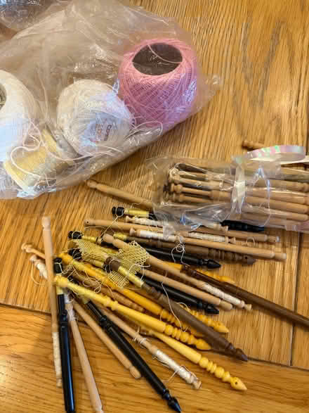 Photo of free Lace making pins and cottons (Llanbadarn fawr LD1) #1