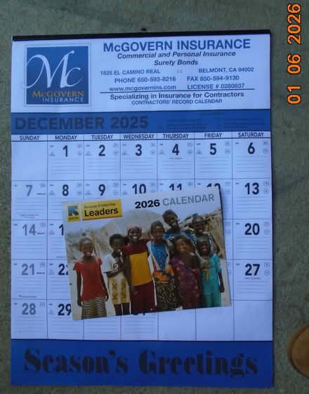 Photo of free 2026 Calendars (Willowgate in Mountain View) #1