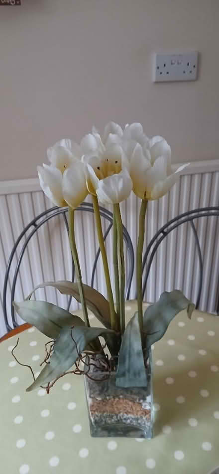 Photo of free Ornamental flowers in glass vase (Allestree DE22 2) #1