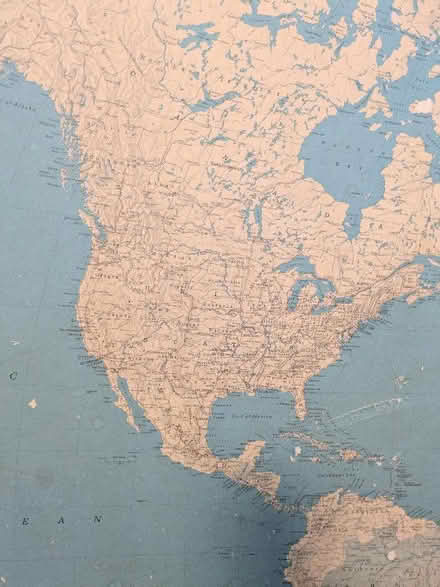 Photo of free Huge vintage world map (North Laine BN1) #3