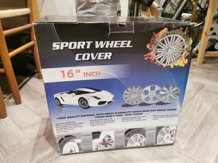 Photo of free 4 X 16" hubcaps (Woodseats S8) #1