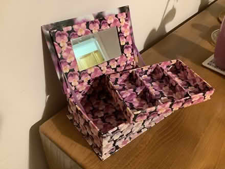 Photo of free Pansy Patterned Jewellery Box (see both photos) (The Plantation GL5) #1