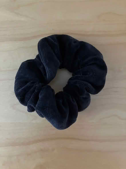 Photo of free Black velvet scrunchie (Crystal Beach) #1