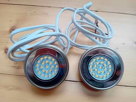 Photo of free Two chrome LED under-cabinet lights (Clewer New Town SL4) #1