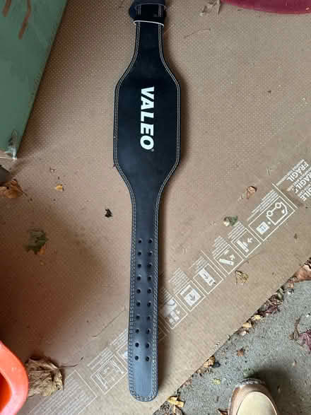 Photo of free Weightlifting belt (belmont/watertown line) #1