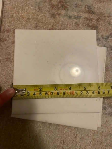 Photo of free 9 15x15cm white tiles uncut (S6 Walkley) #2