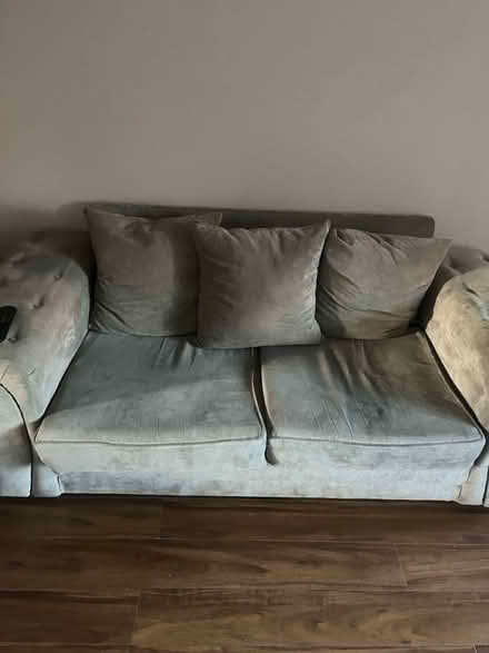 Photo of free Cottocot bed light grey and sofas (Dumbarton) #3