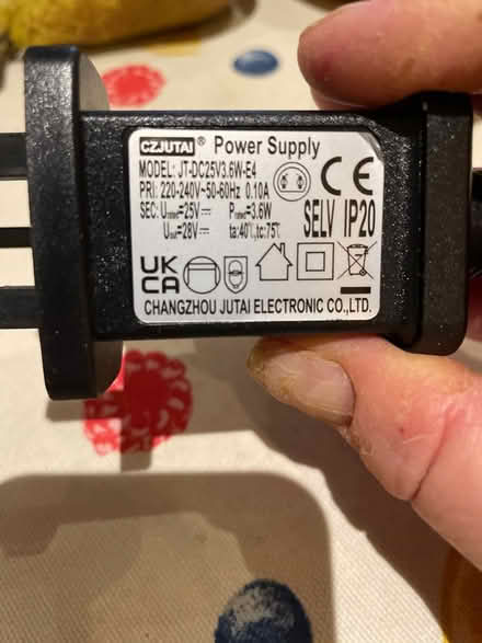 Photo of Xmas lights transformer plug (West End Village SO30) #1
