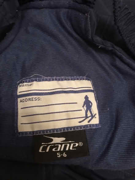 Photo of free Ski dungaree/Trousers age 5-6 (Latchford WA4) #3