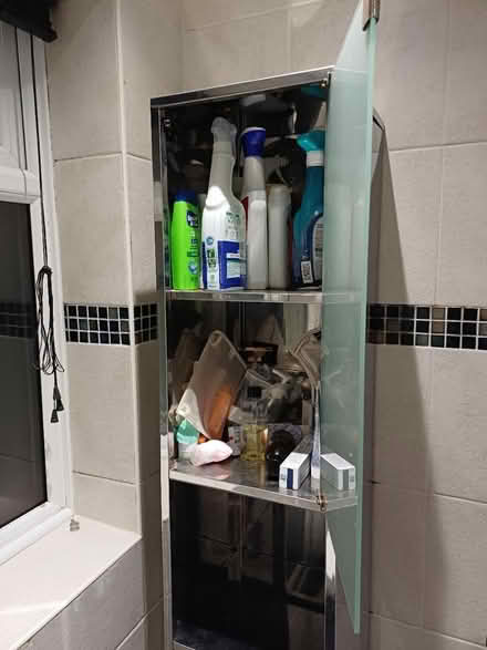 Photo of free Tall wall mounted bathroom cabinet (Common Lane) #3