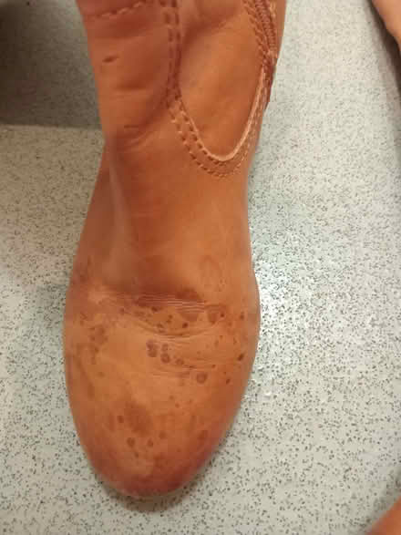 Photo of free Clarks knee high brown boots size 3 (Freezywater EN3) #1