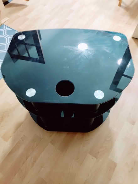 Photo of free TV stand - black glass (Morpeth NE61) #3