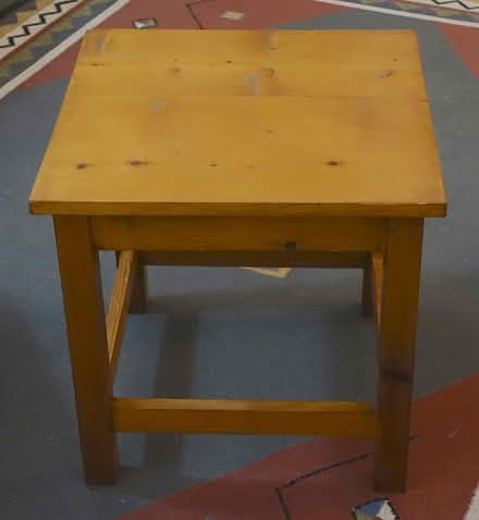 Photo of free Coffee table, square, rustic pine (Central Crouch End N8) #1