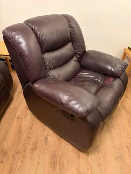 Photo of free 3 Seater Recliner Couch & 2 chairs (Dublin 15) #2