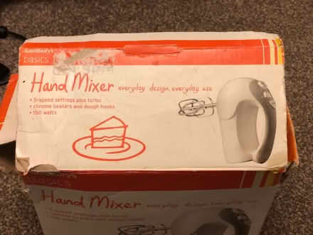Photo of free Sainsburys hand food mixer (By Oakleigh Park station EN4) #3
