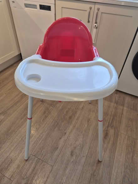 Photo of free Red high chair (South Gloucestershire BS16) #3