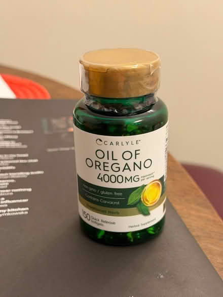 Photo of free Oil of oregano supplement unopened 150 4000mg tablets (Jericho OX1) #1