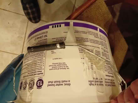 Photo of free Leyland matte white emulsion paint (Dalston E8) #2