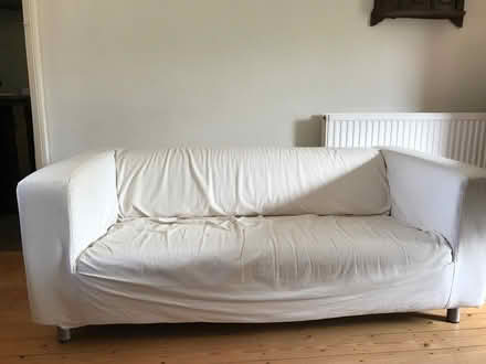 Photo of free White sofa (Purton GL13) #1