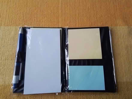 Photo of free Notelets folder with pen, unused (Shirley SO16) #1