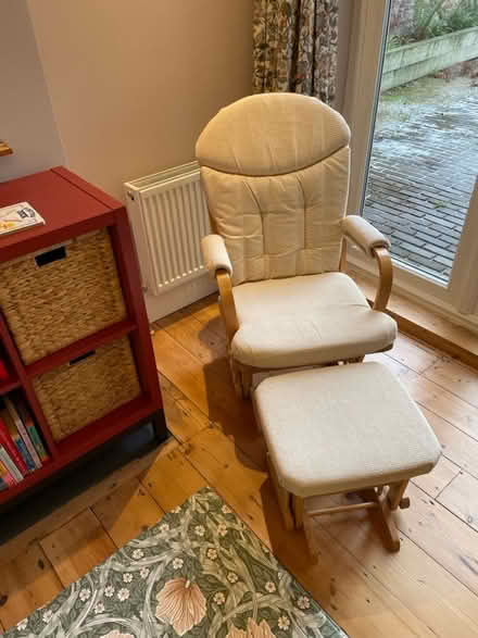 Photo of free Dutailier glider chair and footrest (Maidenhead SL6) #1