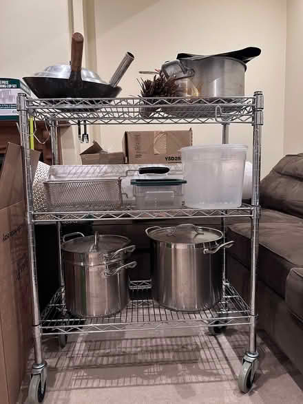 Photo of free Kitchen wares & rack (South Wimbledon SW20) #1