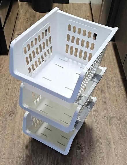 Photo of free Stackable plastic organizer bins (S. Mary Ave, Sunnyvale) #2