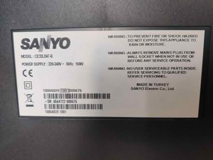 Photo of free Sanyo 32" TV with stand (Gloucester) #3