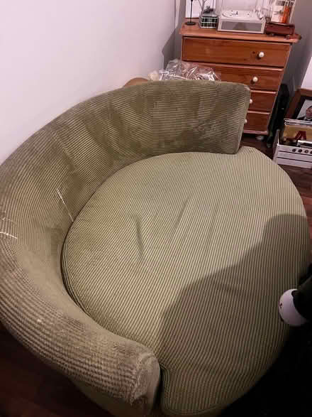 Photo of free Sage cuddle sofa (Eccles M30) #1