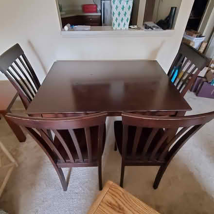 Photo of free Kitchen table & four chairs (Wheeling, IL) #1