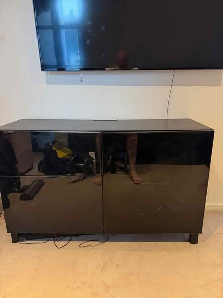 Photo of free Black IKEA Bresta TV Bench (Kingston Foreshore) #1