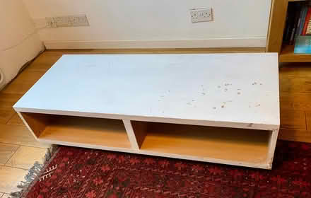 Photo of free Tv strand/ coffee table on casters (Maidenhead riverside SL6 8QN) #1