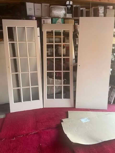 Photo of free Three internal doors and handles (Greatness TN14) #2