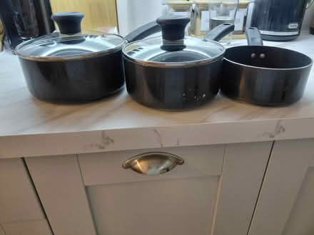 Photo of free X3 Tefal saucepans (Chessington KT9) #2