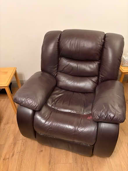Photo of free 3 Seater Recliner Couch & 2 chairs (Dublin 15) #3