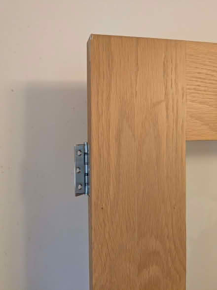Photo of free Internal wooden door with glass panel (Bare LA4) #3