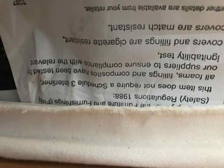 Photo of free White sofa (Purton GL13) #3